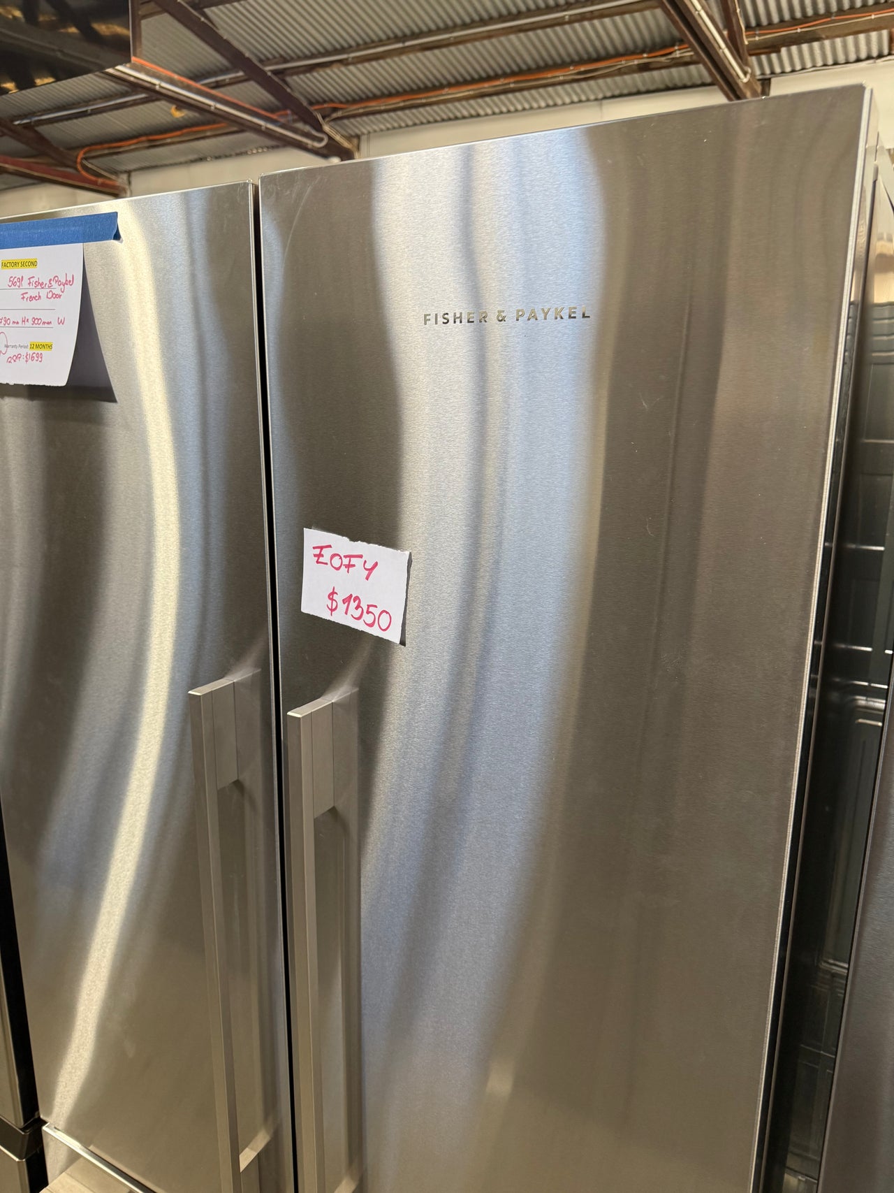 Factory second Fisher & Paykel 614L French Door Fridge – RF610ADX5