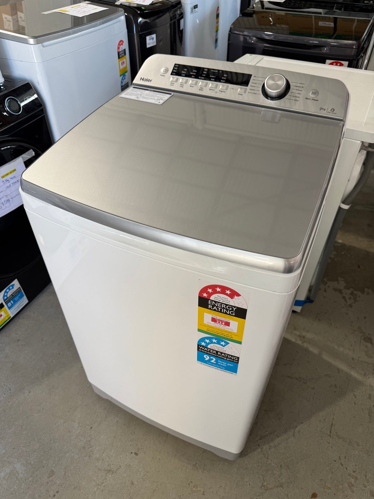 Factory second Haier HWT09AN1 9kg Top Load Washing Machine