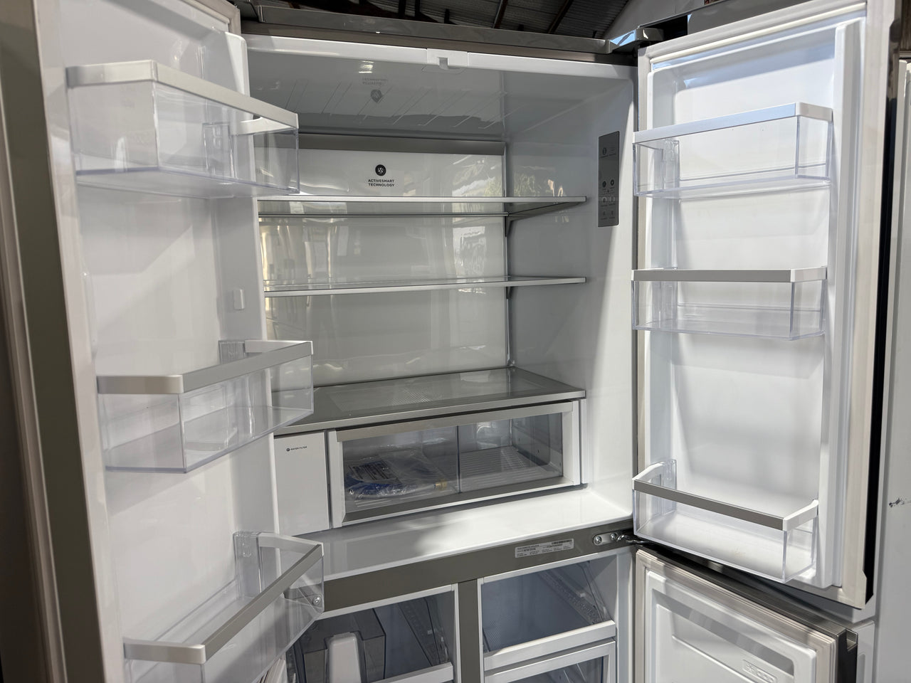 Factory second Fisher & Paykel 498L Quad Door Refrigerator RF500QNUX1