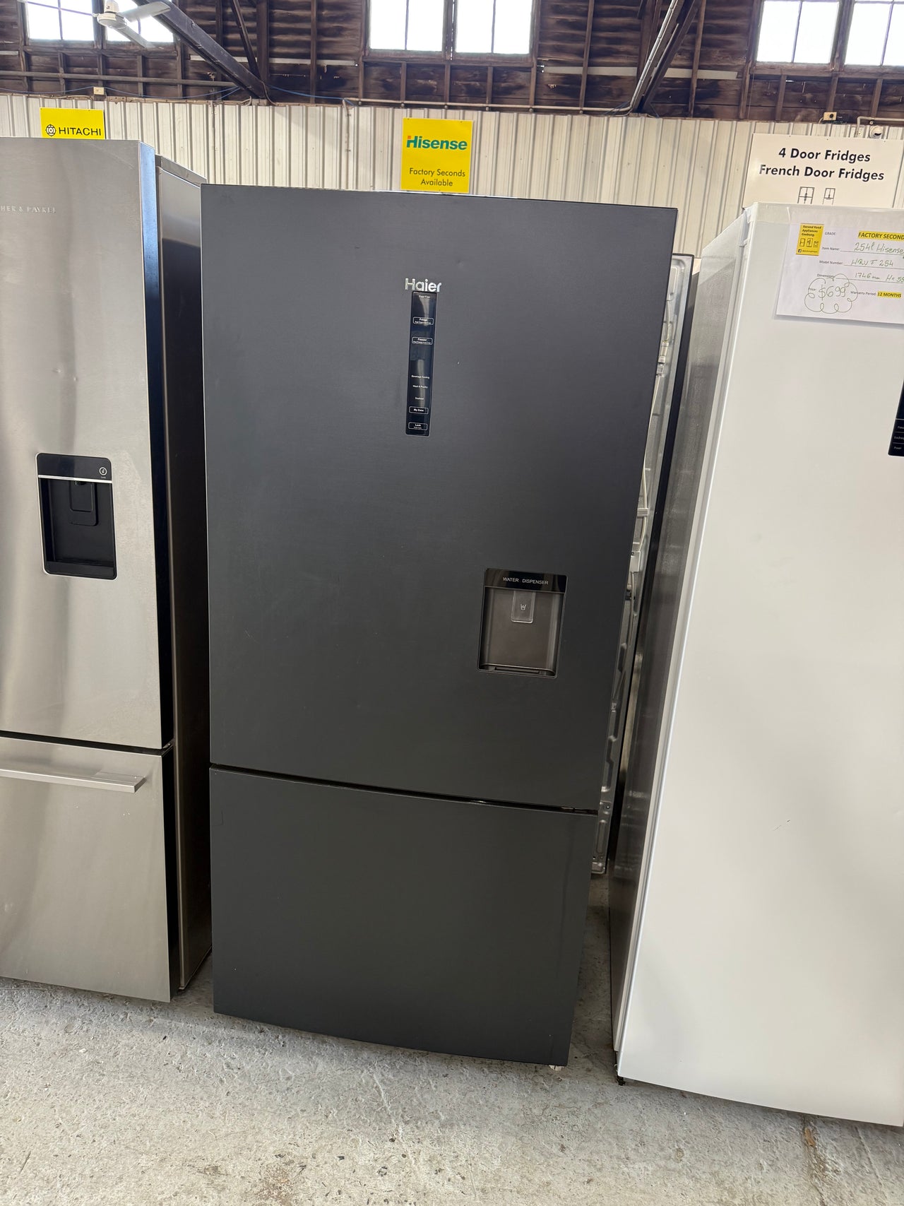 Second hand Haier HRF520BHC 493 L bottom-freezer refrigerator/12 months warranty - Second Hand Appliances Geebung