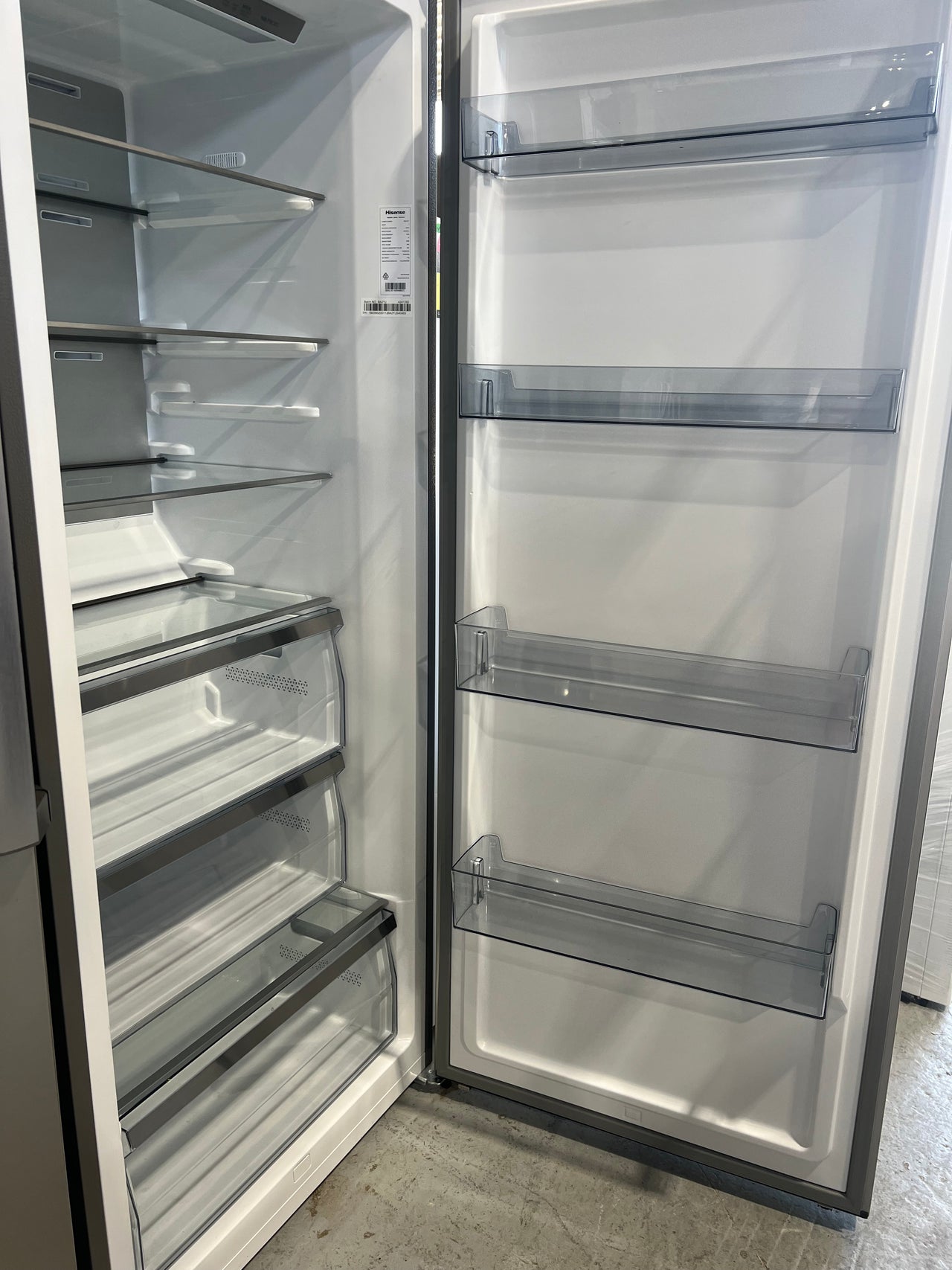 Factory Second Hisense 384L Vertical Hybrid Freezer HRVF384S - Second Hand Appliances Geebung