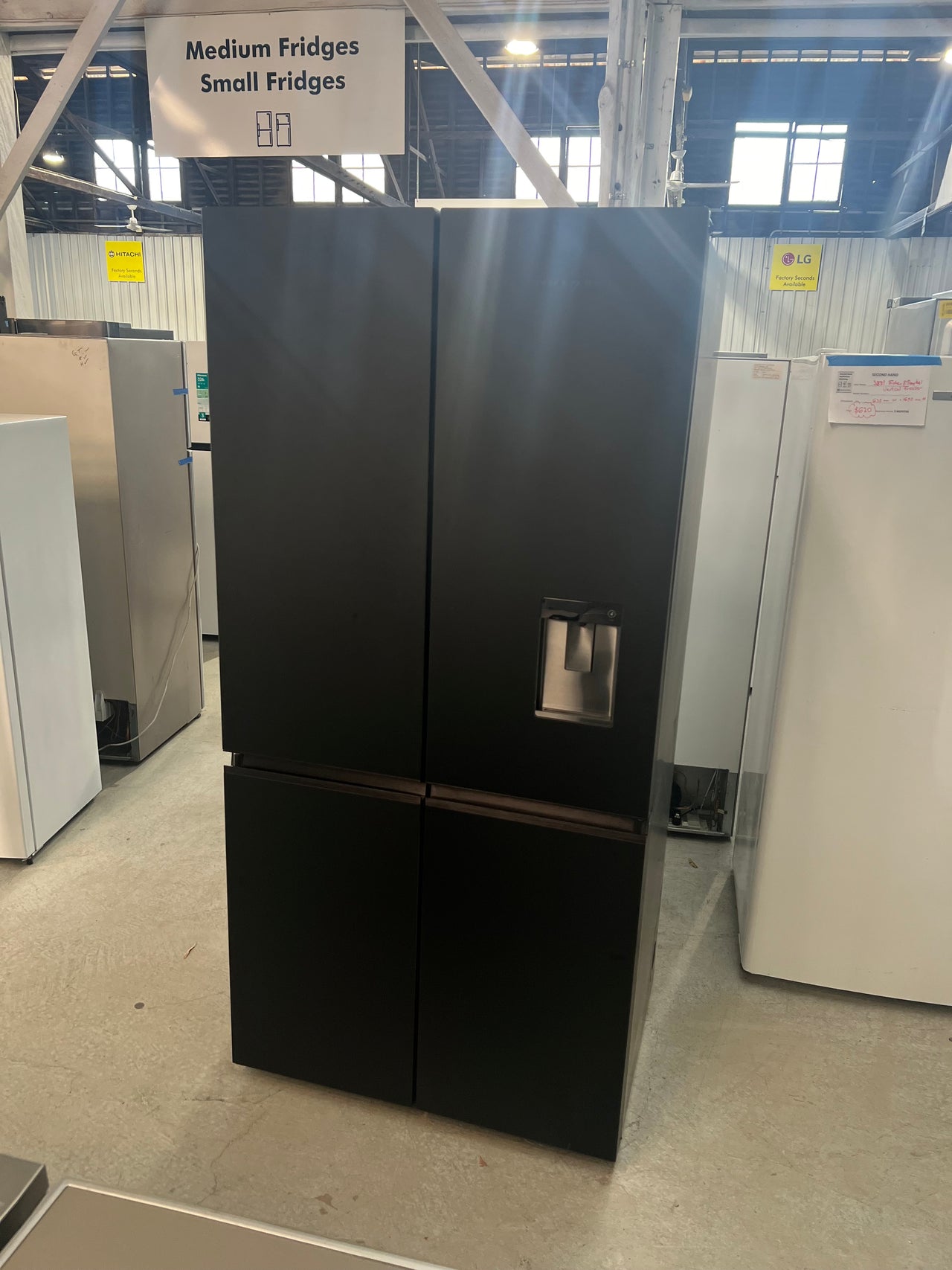 Factory second Fisher&Paykel 690l Quad Door  Model: RF730QZUVB1