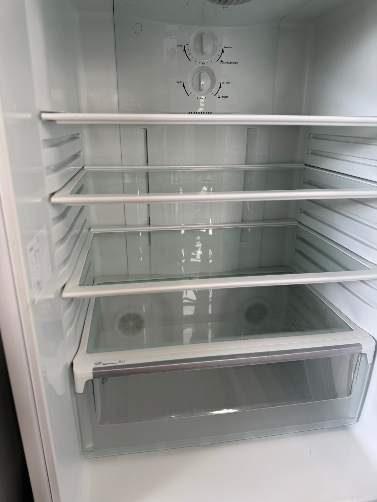 Second hand Westinghouse WBM4300WBR 430-litre bottom mount refrigerator