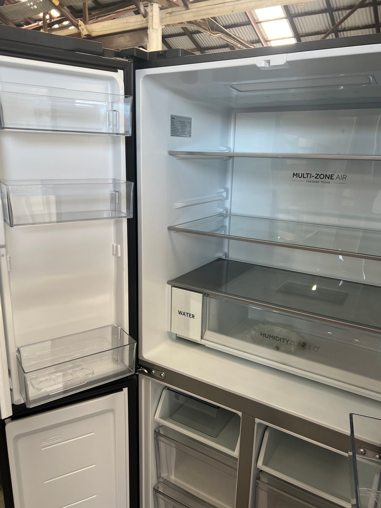 Factory second Haier 508L Quad Door Fridge Black HRF580YPC