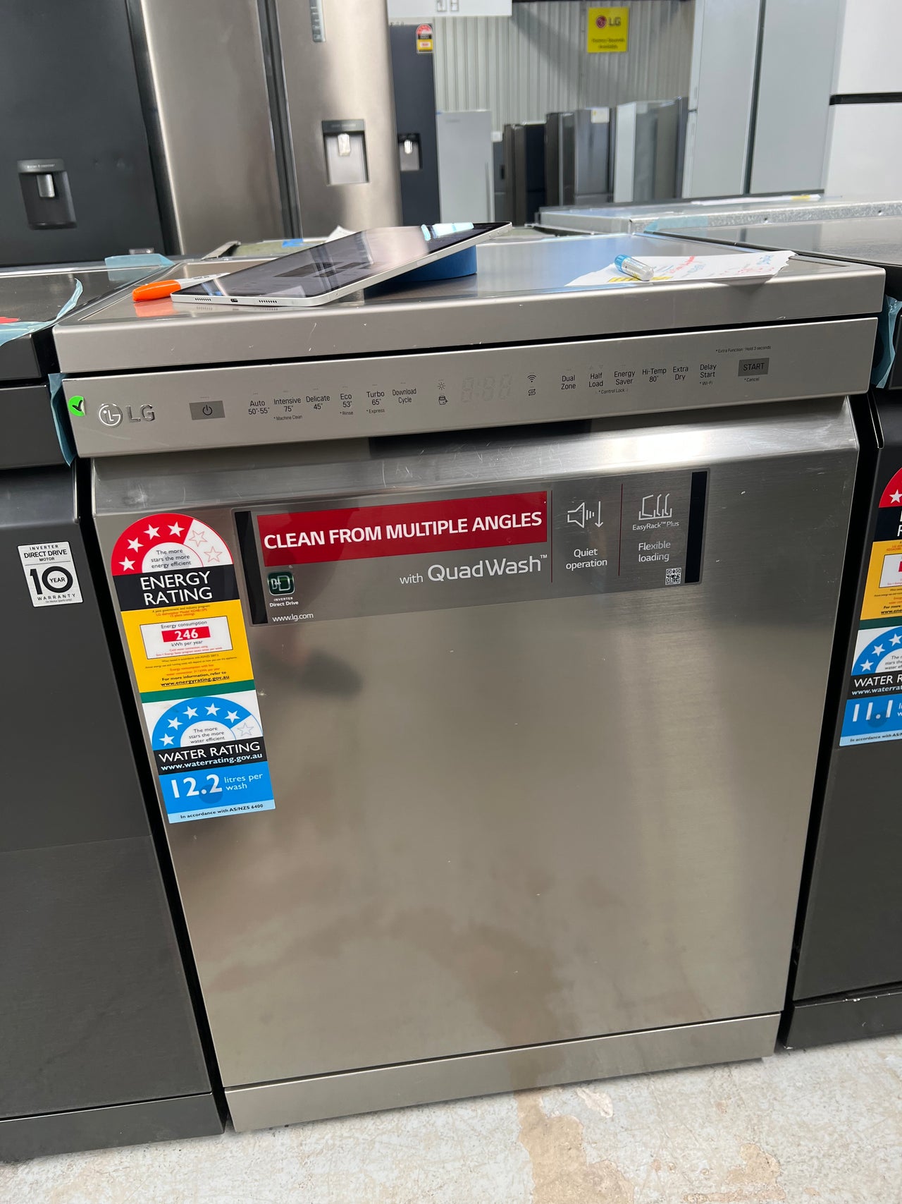 Factory second LG 15 Place QuadWash Dishwasher XD4B15PS - Second Hand Appliances Geebung