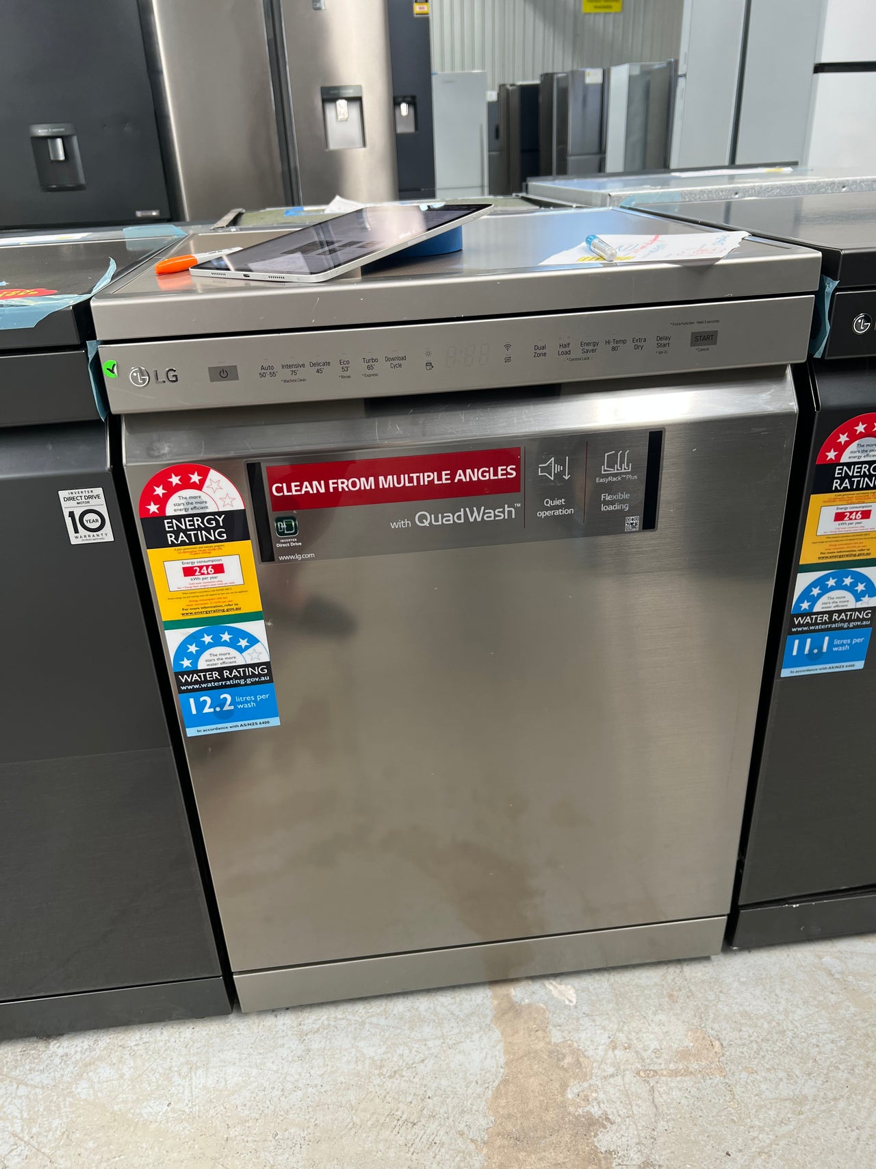 Factory second LG 15 Place QuadWash Dishwasher XD4B15PS - Second Hand Appliances Geebung