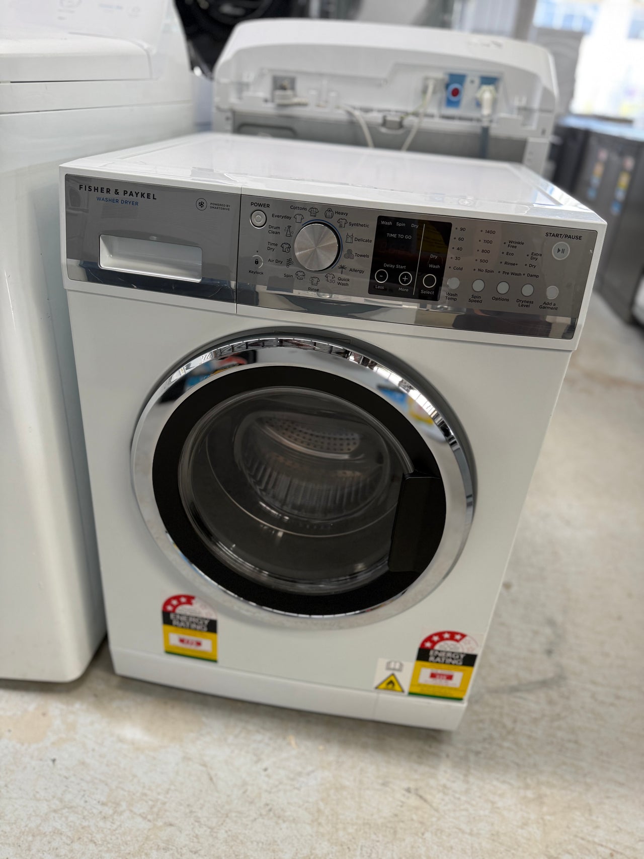 Factory second Fisher &Paykel 8.5kg/5kg Washer Dryer Combo Model: WD8560F1