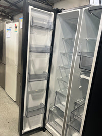 Thumbnail for Factory second Hisense 652L Side by Side Refrigerator Black Brushed Steel HRSBS652B - Second Hand Appliances Geebung