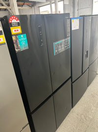 Thumbnail for Factory second Hisense 652L Side by Side Refrigerator Black Brushed Steel HRSBS652B - Second Hand Appliances Geebung