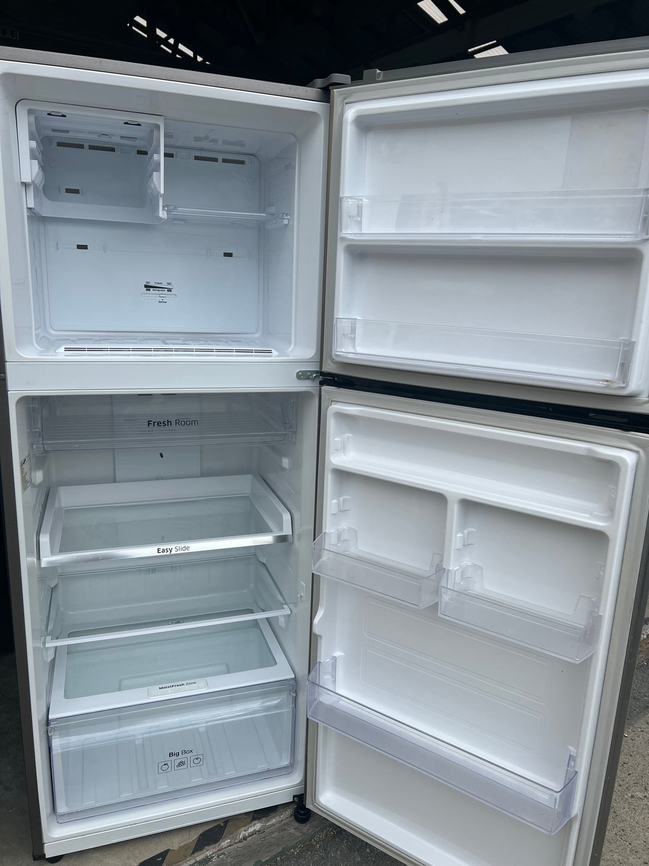 Second hand Samsung SR393MLSR 393L Top Mount Fridge - Second Hand Appliances Geebung