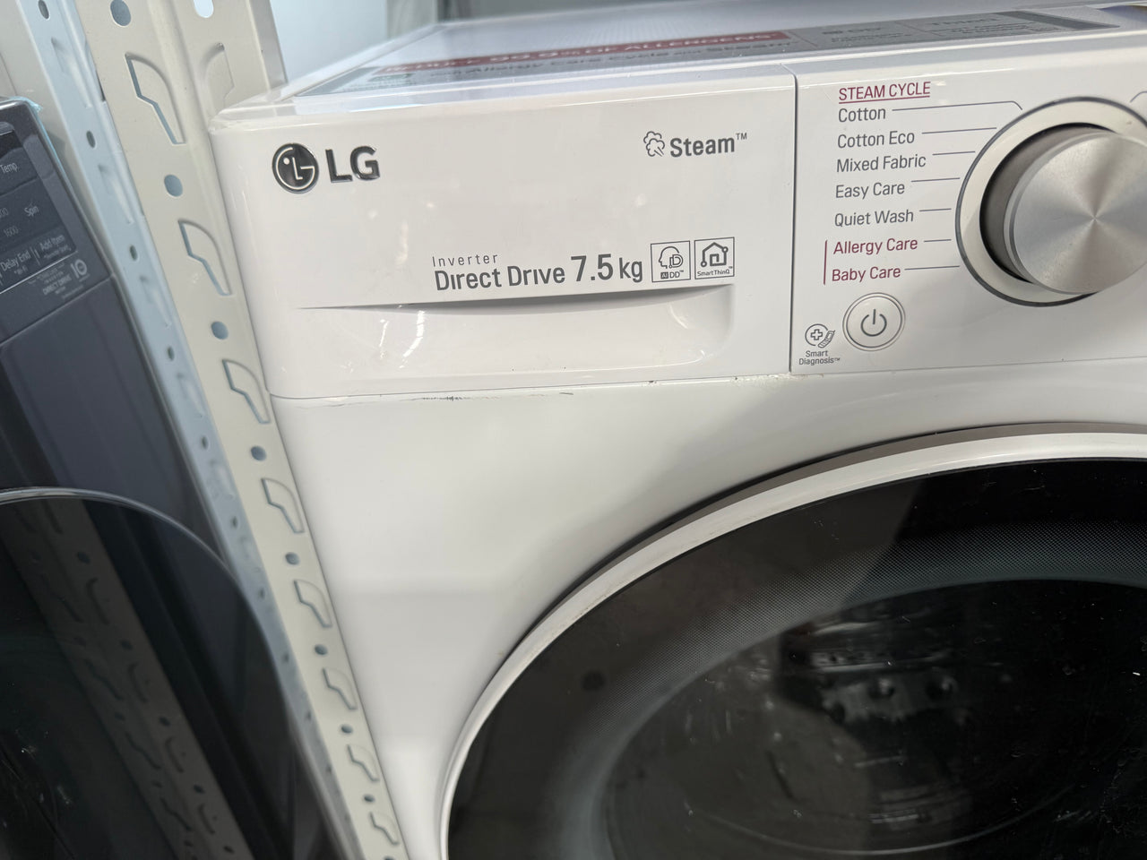 Second hand LG 7.5kg Front Load Washing Machine WV5-1275W