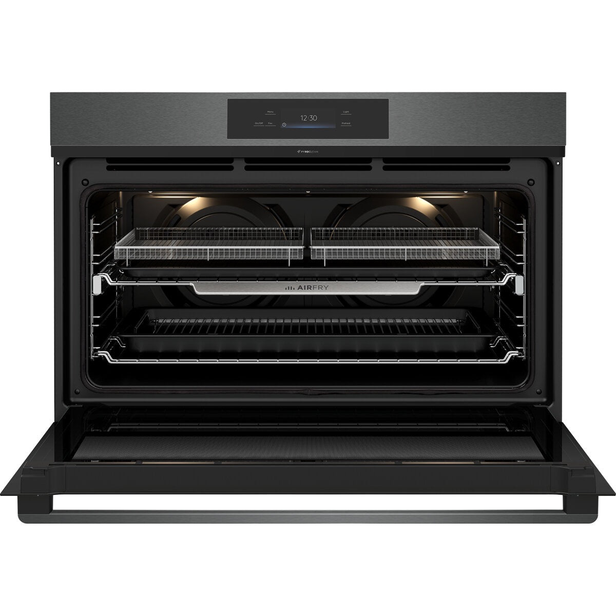 Factory second Westinghouse 90cm Pyrolytic Multi-Function Oven – Dark Stainless Steel  Model: WVEP9917DD