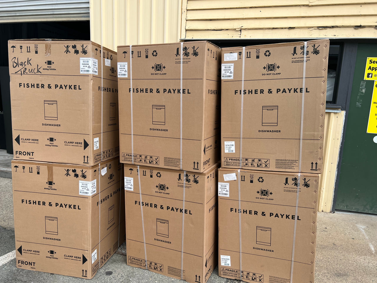 Factory second Fisher & Paykel Series 7 60cm Built-Under Dishwasher DW60UD6B IN BOXIN BOX - Second Hand Appliances Geebung