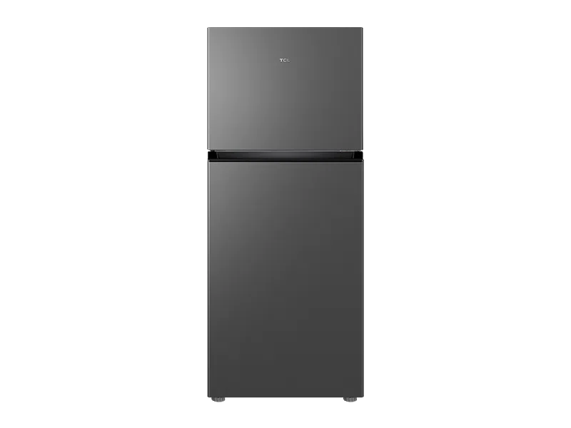 Factory second/Carton damaged TCL 420L Top Mount Fridge – Titanium Grey  Model: TRF491TG
