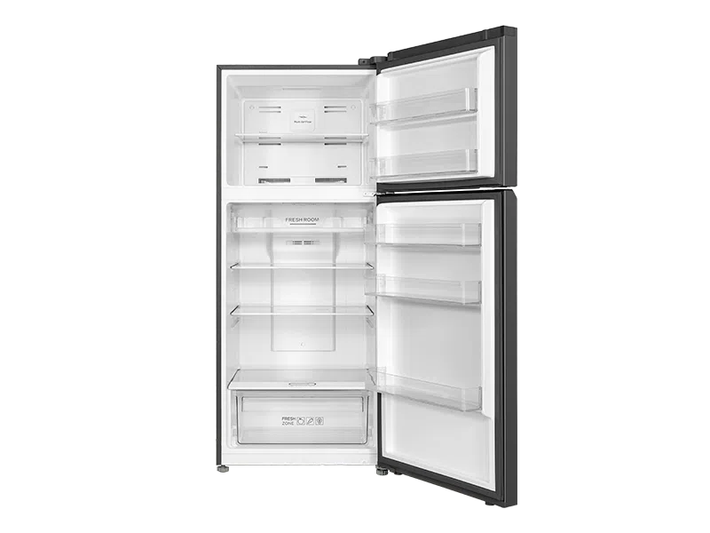 Factory second/Carton damaged TCL 420L Top Mount Fridge – Titanium Grey  Model: TRF491TG