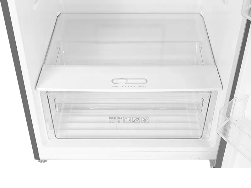 Factory second/Carton damaged TCL 420L Top Mount Fridge – Titanium Grey  Model: TRF491TG