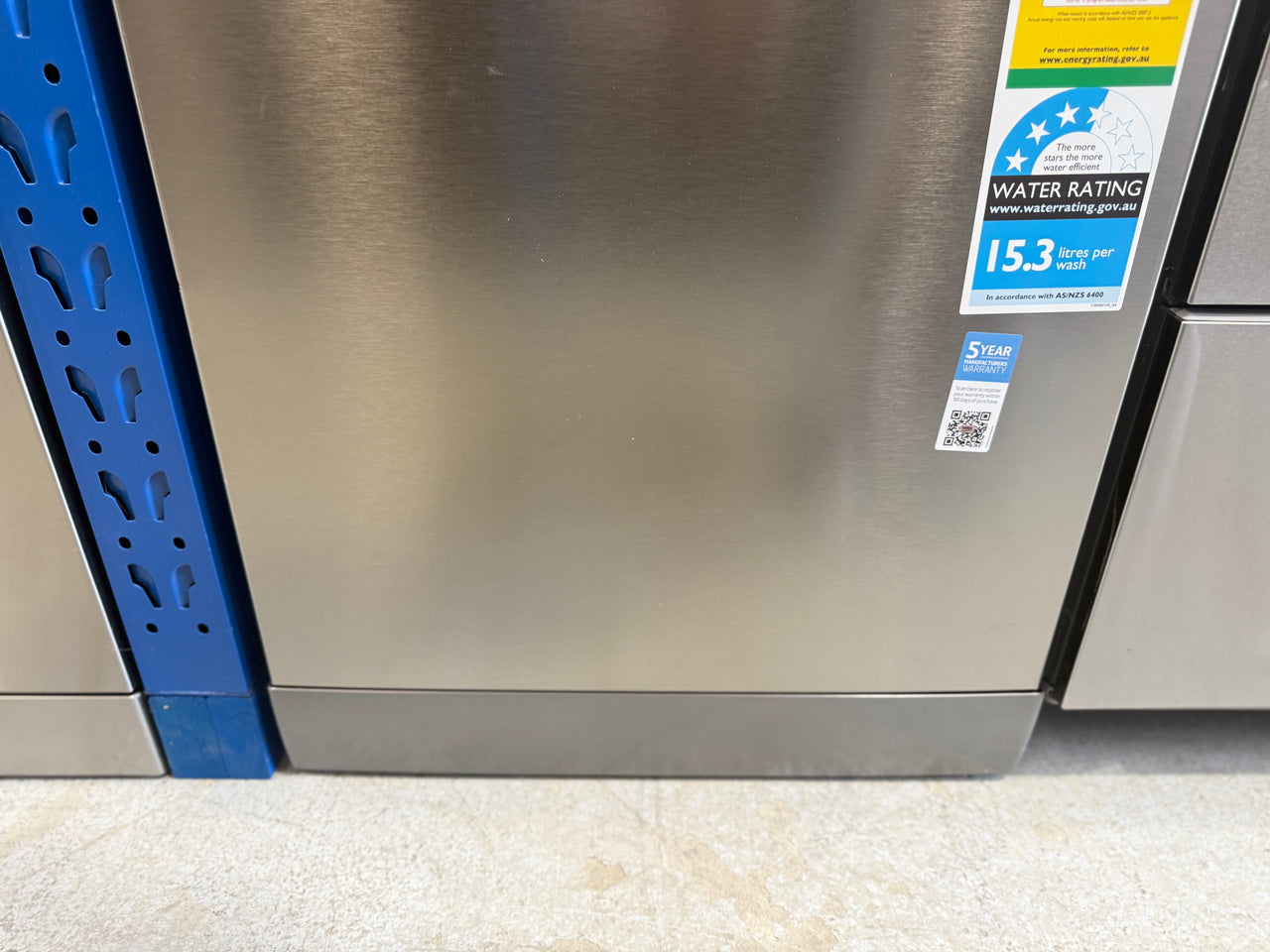 Transportation damaged Beko BDFB1410X 14-Place Freestanding Dishwasher (Stainless Steel) - Second Hand Appliances Geebung