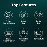 Thumbnail for Factory second/Carton damaged Haier HDF5I90H Series 5i 9kg Heat Pump Dryer