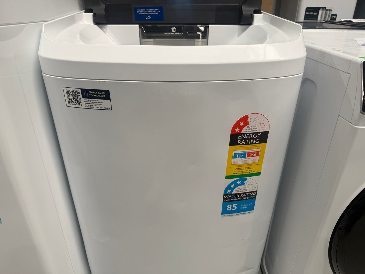 Factory second Westinghouse 7kg Top Load Washing Machine WWT7084J5WA - Second Hand Appliances Geebung