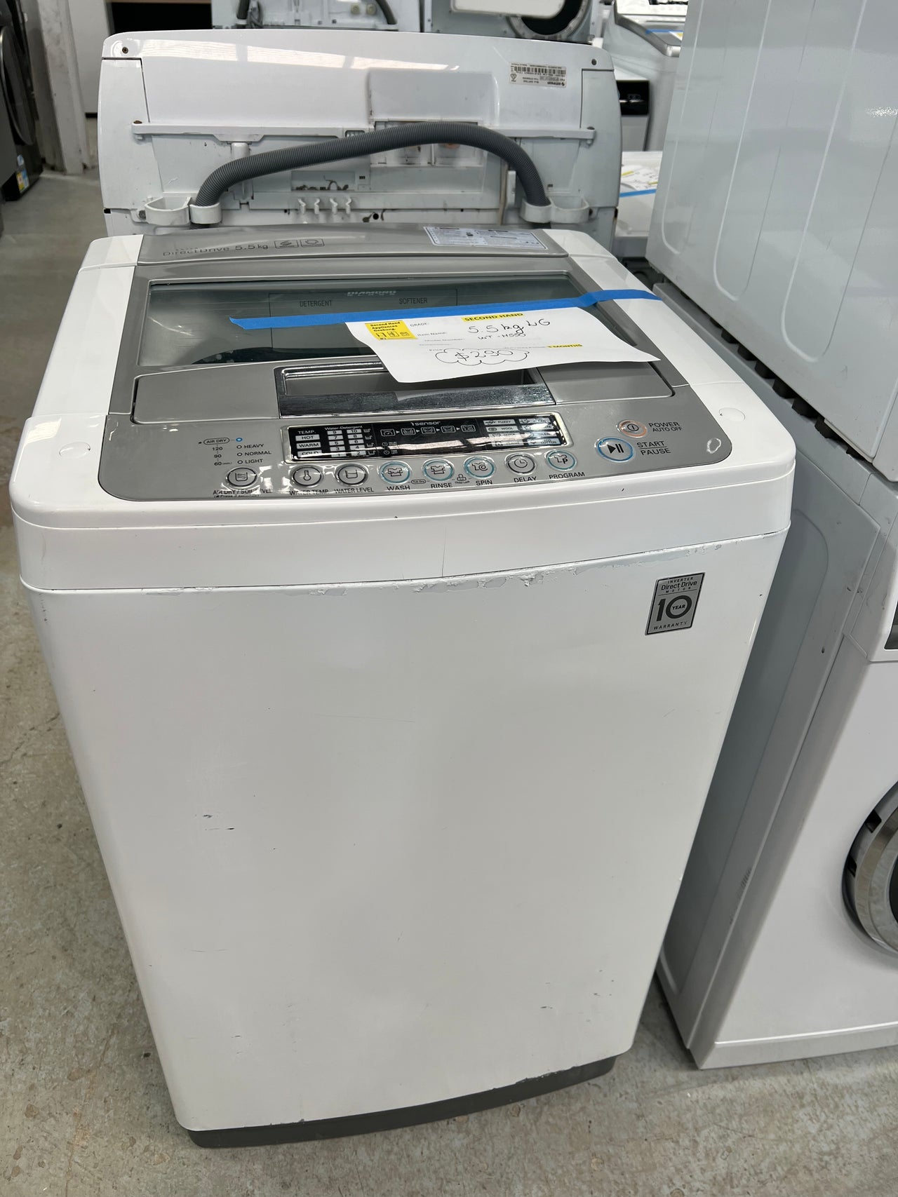 Second hand LG WTH550 5.5kg Top Load Washing Machine - Second Hand Appliances Geebung