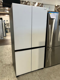 Thumbnail for Factory second HITACHI 638L FRENCH DOOR INVERTER FRIDGE - MATTE GLASS WHITE Model: RWB640VT0XMGW - Second Hand Appliances Geebung