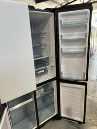 Thumbnail for Factory second HITACHI 638L FRENCH DOOR INVERTER FRIDGE - MATTE GLASS WHITE Model: RWB640VT0XMGW - Second Hand Appliances Geebung