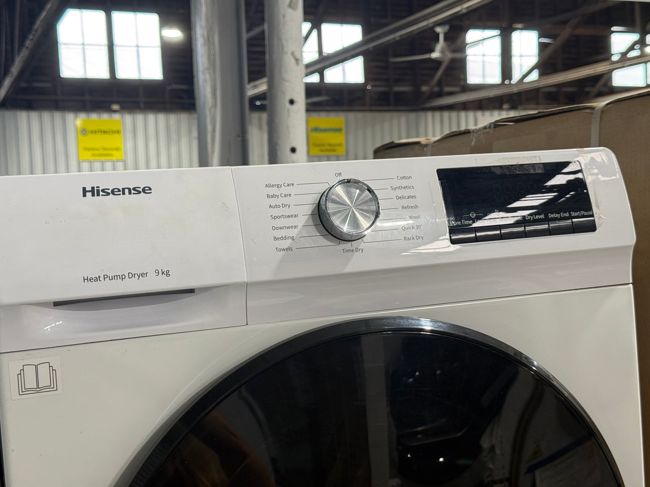 Factory second Hisense HDFY90H 9 kg Heat Pump Dryer – PureJet Series