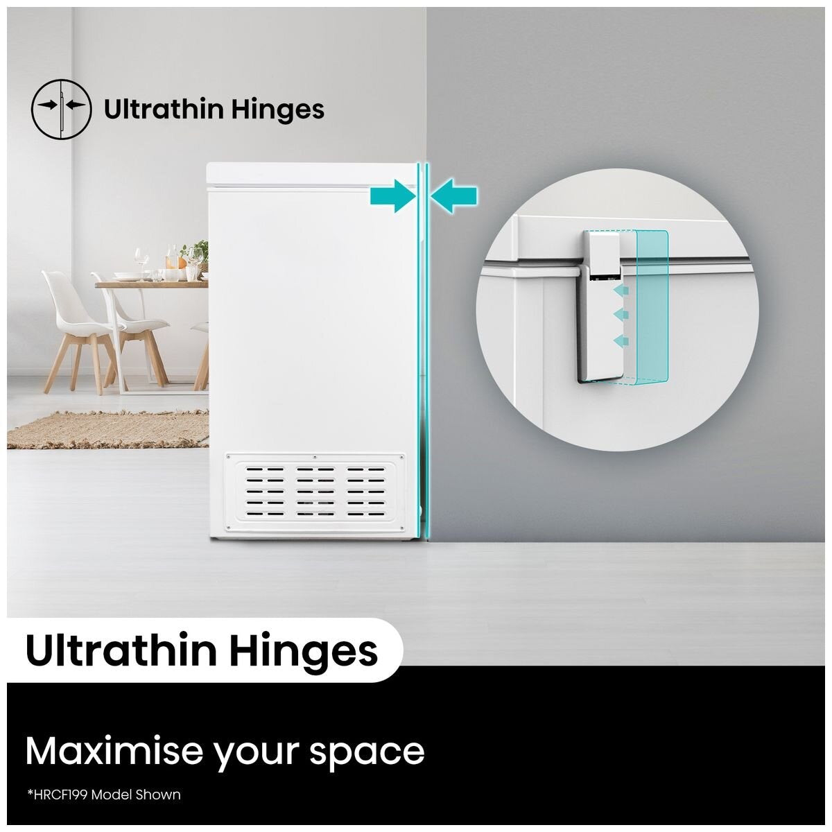 Factory second/Carton damaged Hisense 145L Hybrid Chest Freezer