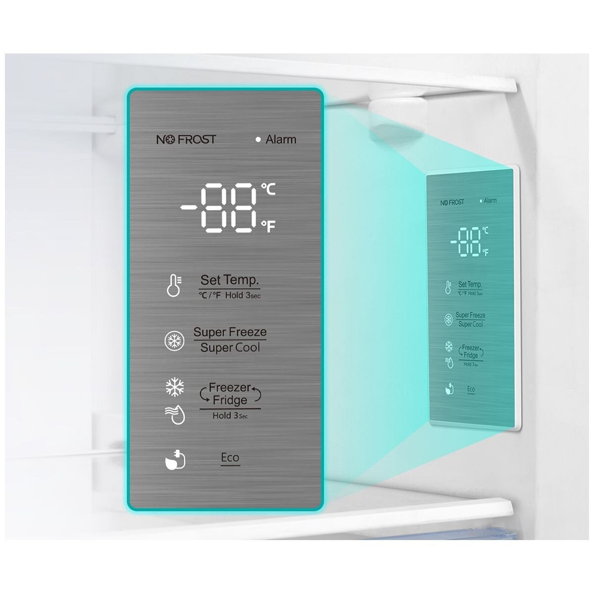 Factory second/Carton damaged Hisense HRVF240 240L Hybrid Fridge/Freezer – White