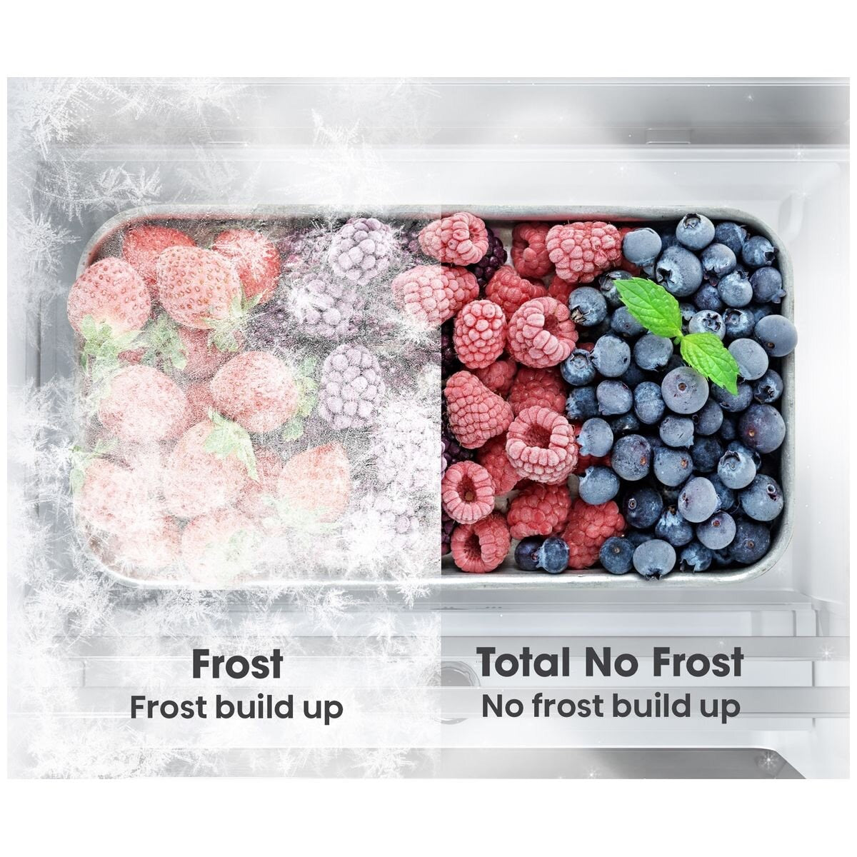 Factory second/Carton damaged Hisense HRVF240 240L Hybrid Fridge/Freezer – White