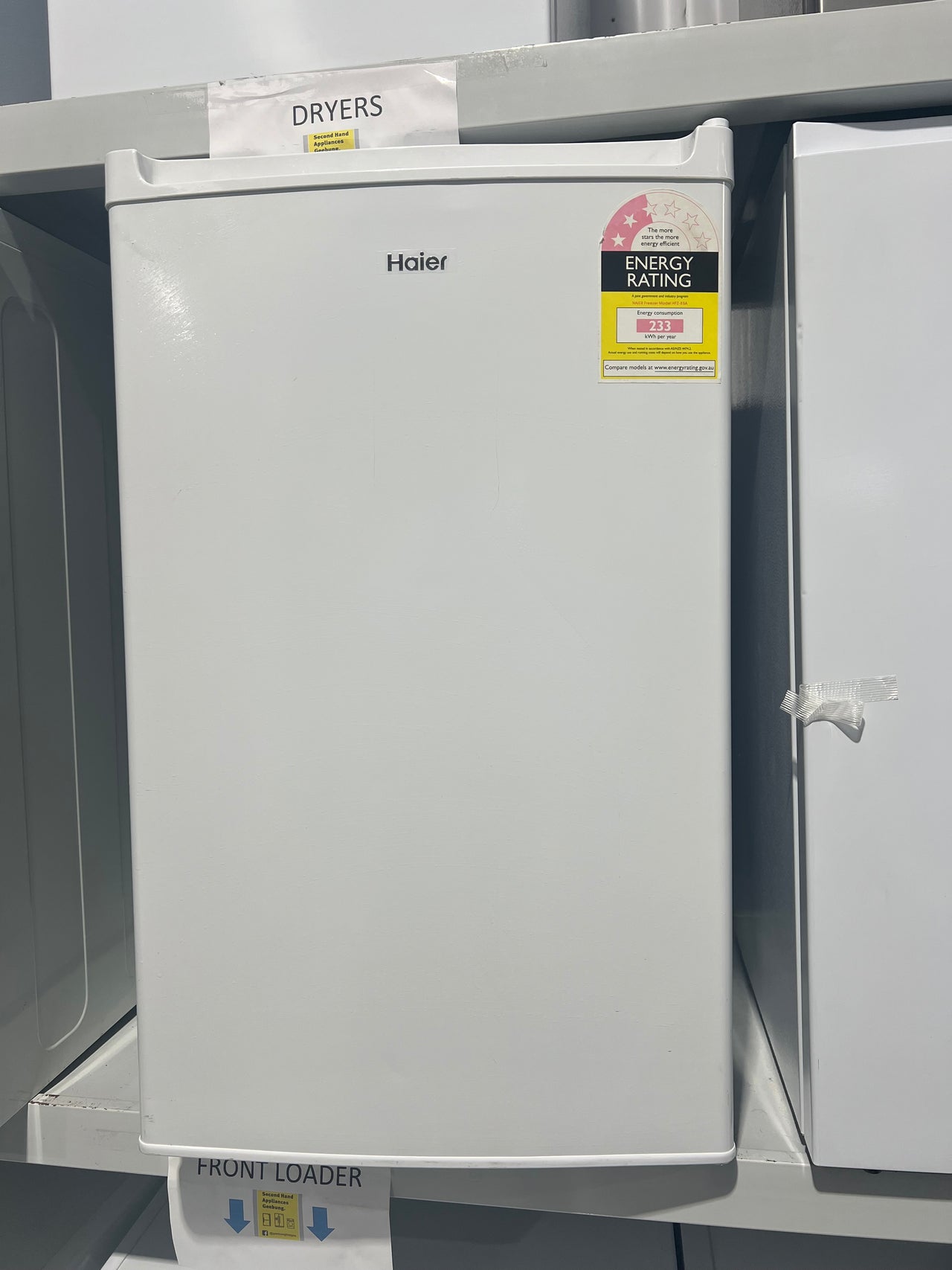 Factory second Haier 85L Bar Freezer HFZ-85A Outside