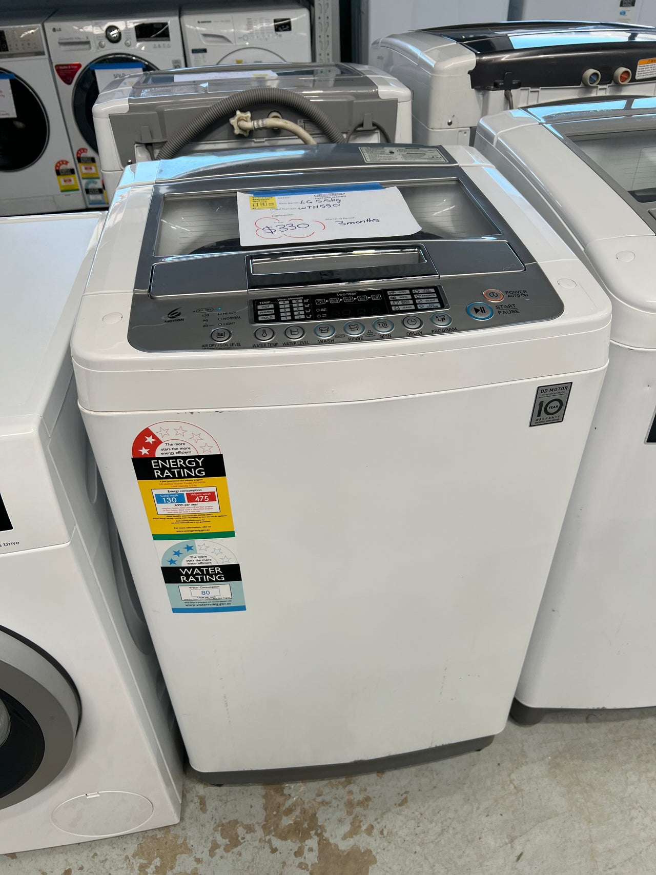 Second hand LG WTH550 5.5kg Top Load Washing Machine - Second Hand Appliances Geebung