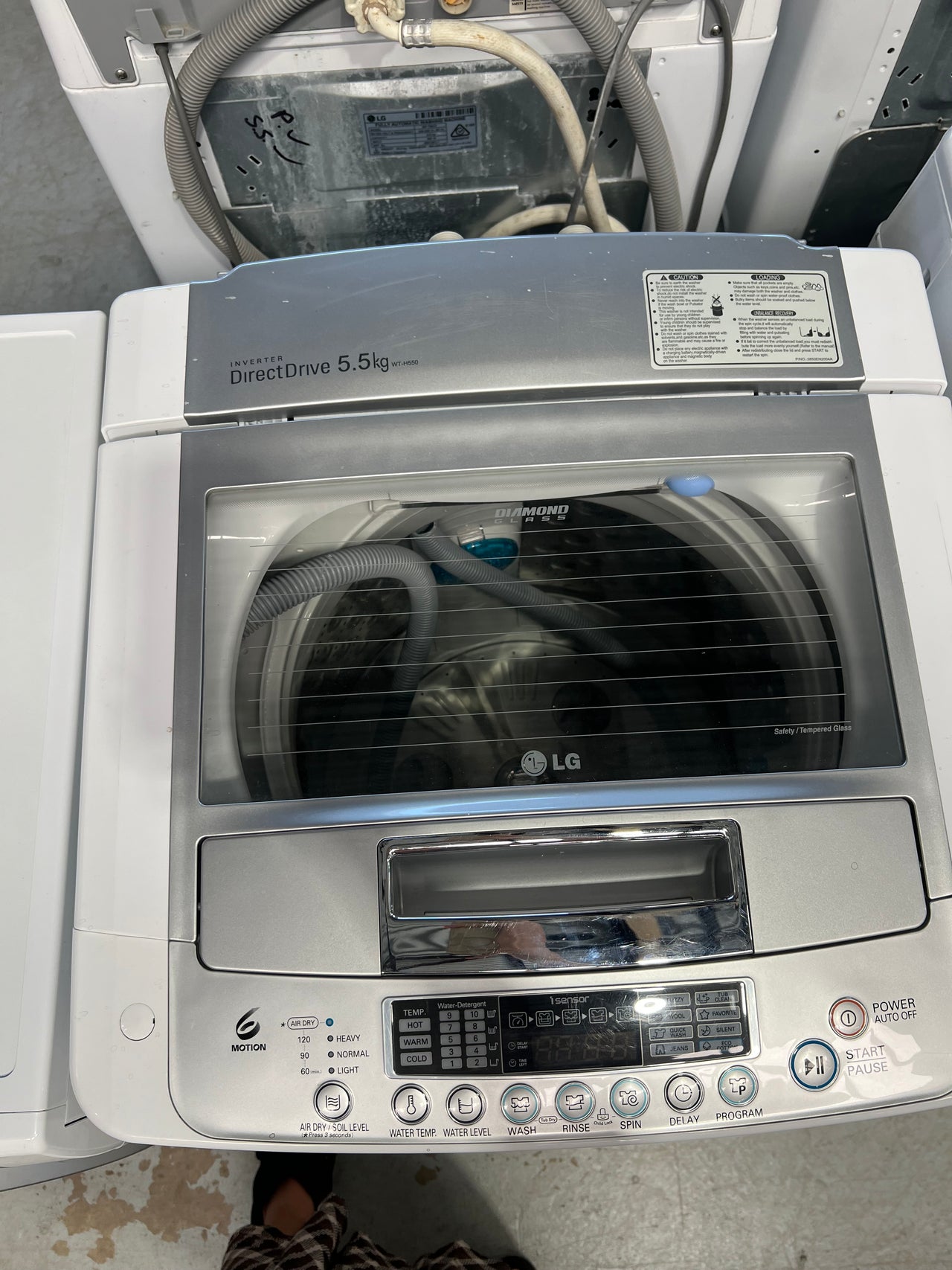 Second hand LG WTH550 5.5kg Top Load Washing Machine - Second Hand Appliances Geebung