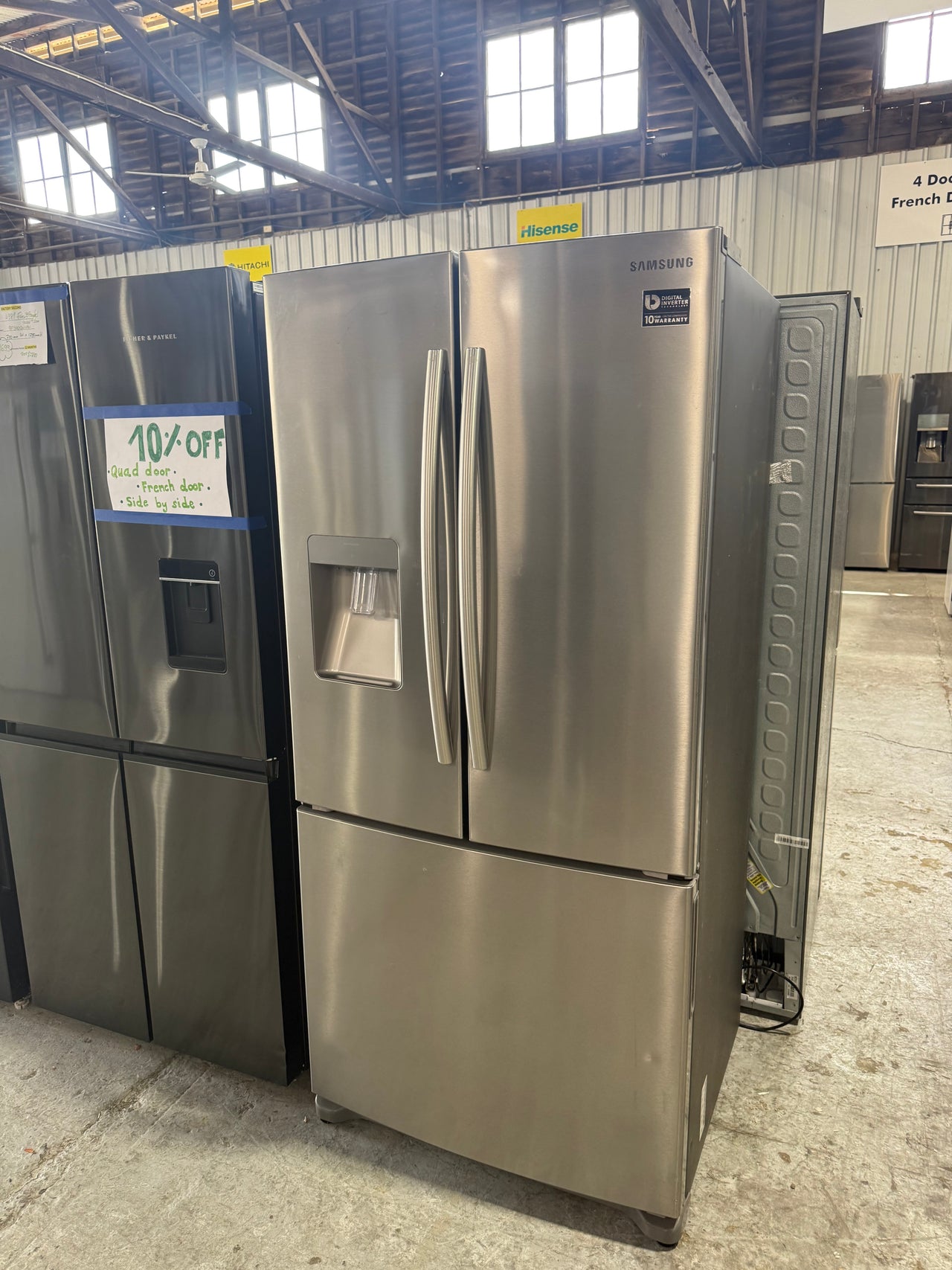 Second hand Samsung SRF533DLS – 533 L French Door Refrigerator