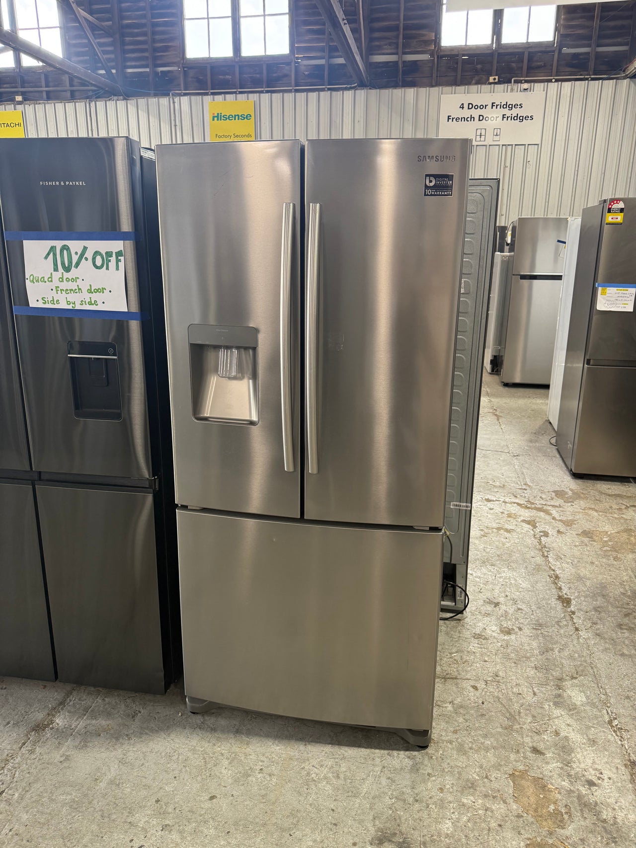 Second hand Samsung SRF533DLS – 533 L French Door Refrigerator