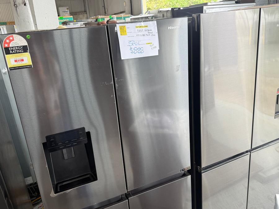Factory second Hisense 585L PureFlat Eclipse French Door Fridge – HRCD586TBWB