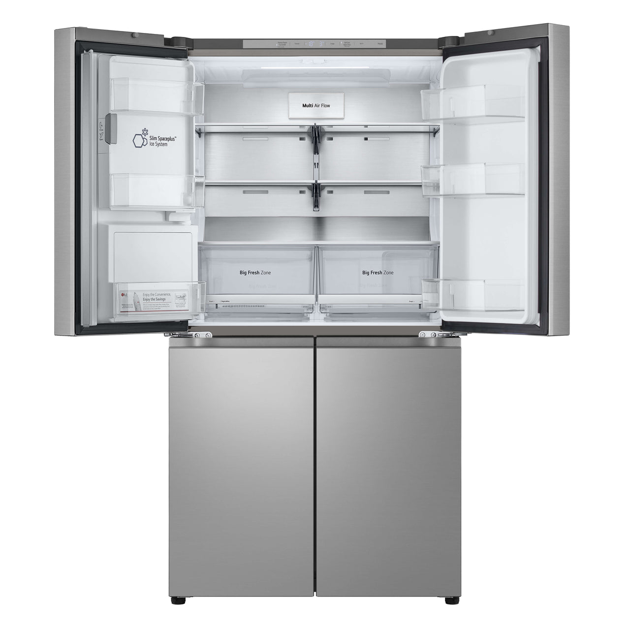 Factory second LG 637L French Door Fridge with Plumbed Ice &Water Dispenser – Stainless Steel (GF-L700PL)