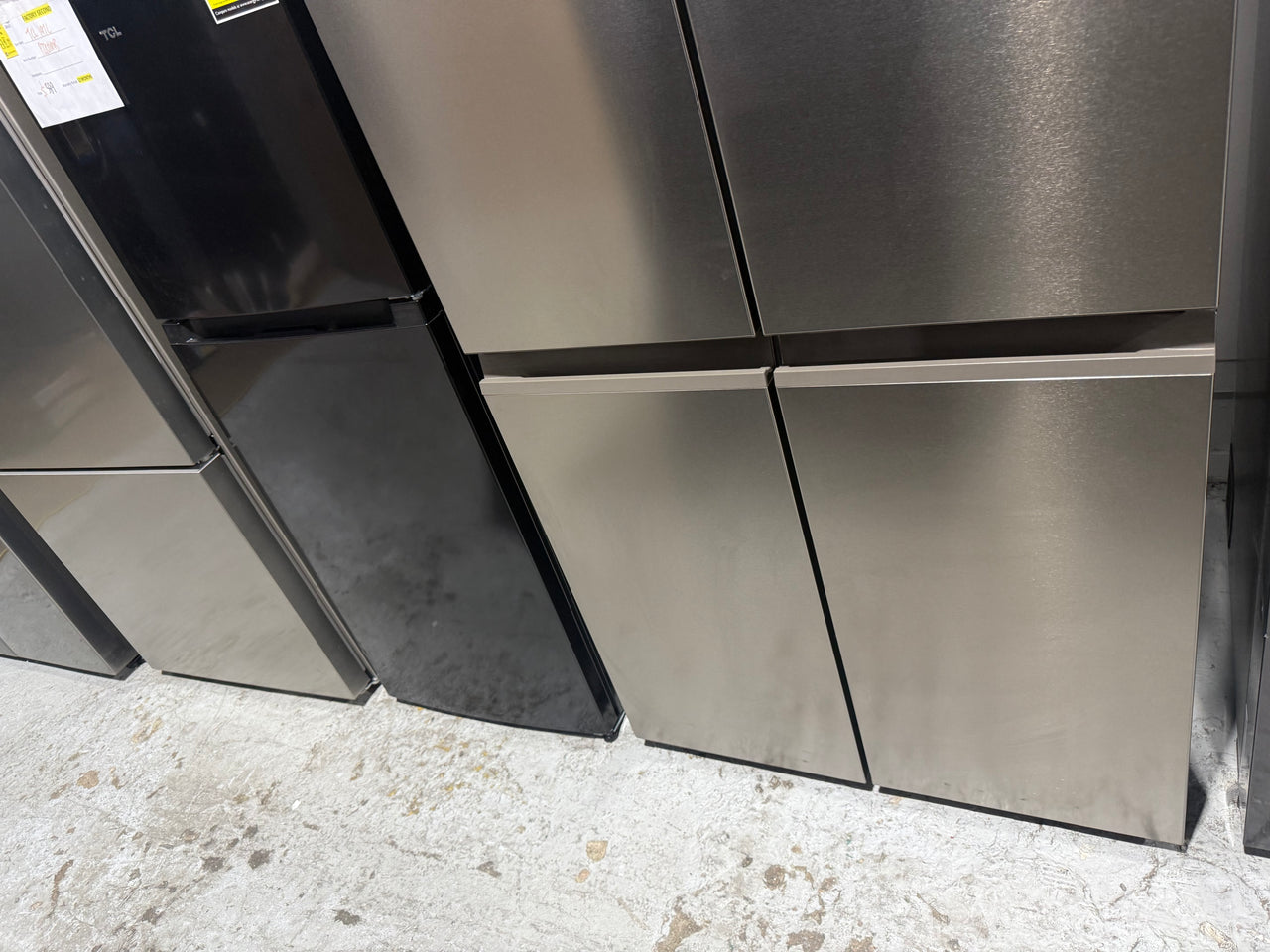 Factory second Haier 463L Quad Door Refrigerator Stainless Steel Model: HRF530YS