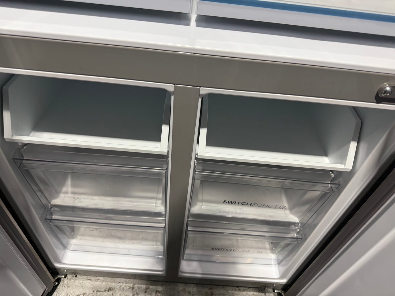 Factory second Haier 463L Quad Door Refrigerator Stainless Steel Model: HRF530YS