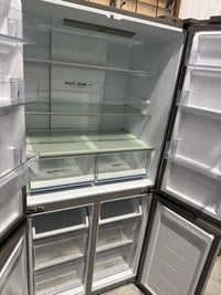 Thumbnail for Factory second Haier 463L Quad Door Refrigerator Stainless Steel Model: HRF530YS