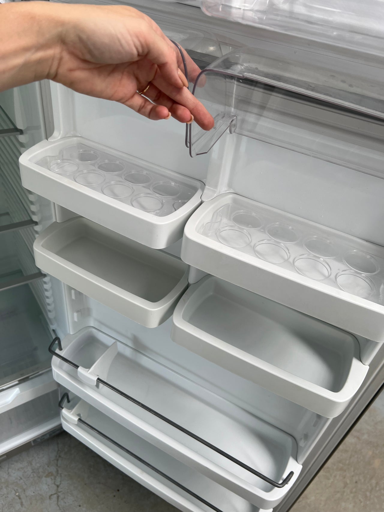 Second hand Fisher & Paykel E411T 411L ActiveSmart Top Mount Fridge - Second Hand Appliances Geebung