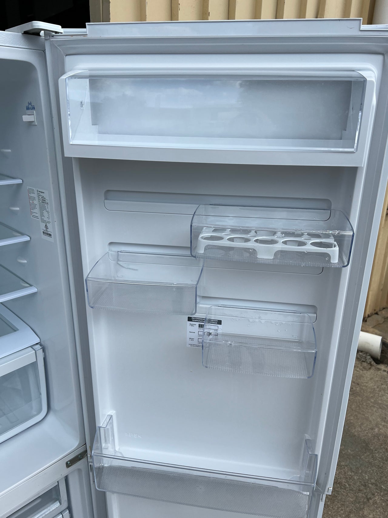 Second hand Westinghouse 340L Bottom Mount Fridge Model: WBB3400WG - Second Hand Appliances Geebung