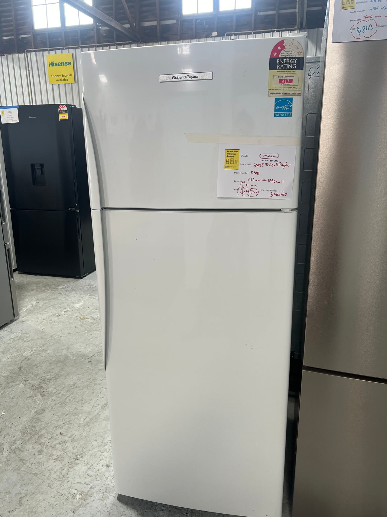 Second hand online refrigerator