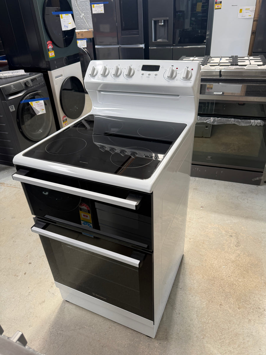 Buy Factory second Westinghouse 54 cm Electric Freestanding Cooker – WLE543WCB(NAT) |  | [product_variant] | Second Hand Appliances Geebung Brisbane