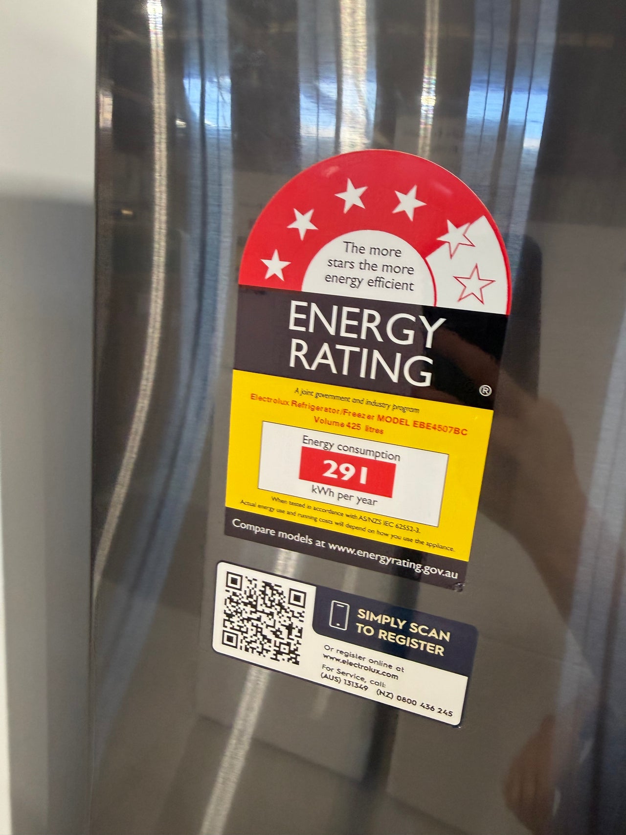 Buy Factory second Electrolux 425 L Bottom Mount Frost Free Fridge – Left Hinged (EBE4507BCX-L)(NAT) |  | [product_variant] | Second Hand Appliances Geebung Brisbane