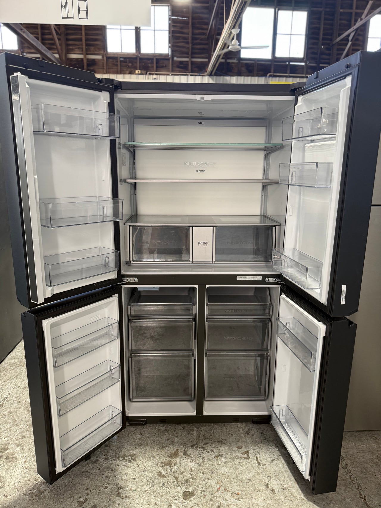 Factory second Haier 623L Quad Door Refrigerator Model: HRF680YPC