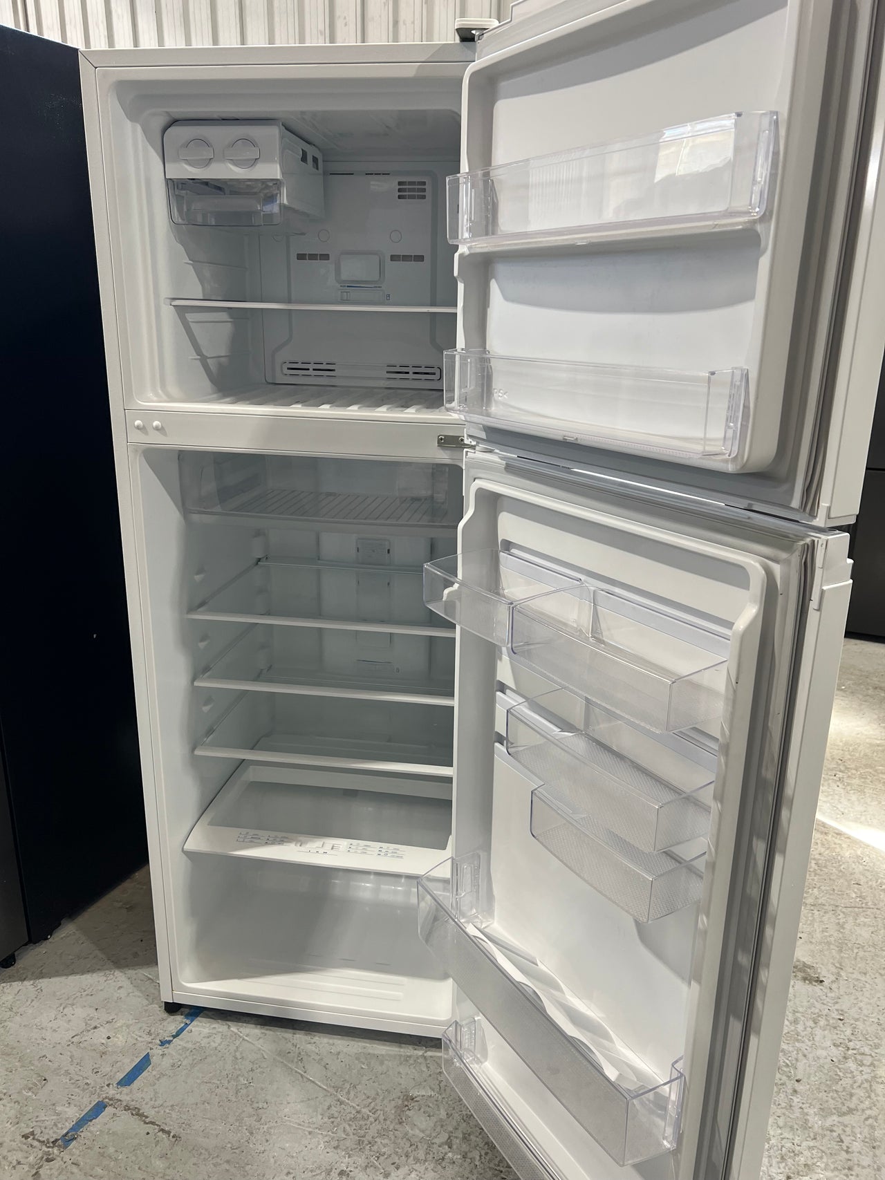 Second hand 339l Westinghouse top mounted refrigerator WTB3400WC Inside