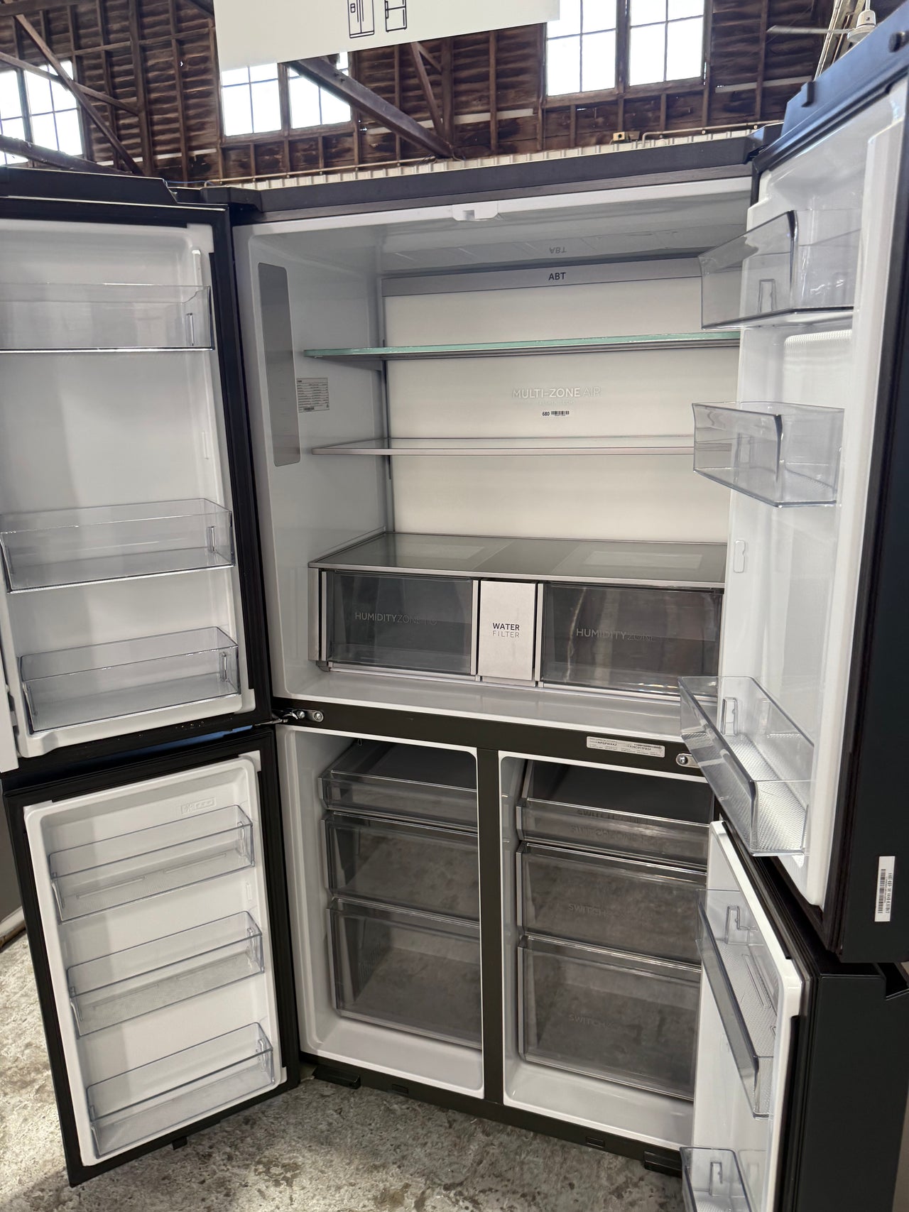 Factory second Haier 623L Quad Door Refrigerator Model: HRF680YPC