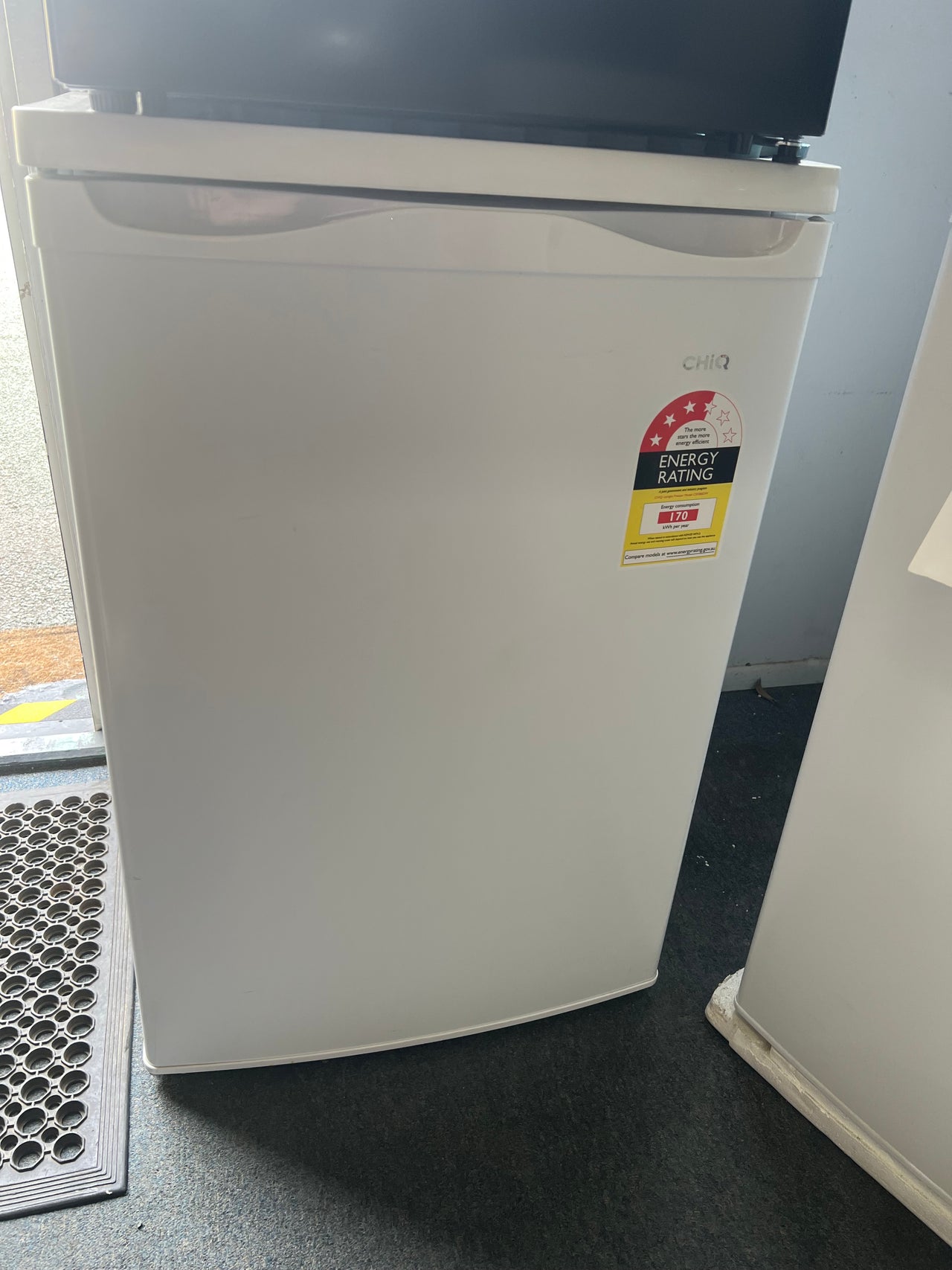 Factory second CHiQ 80L Single Door Upright Freezer CSF080DW - Second Hand Appliances Geebung