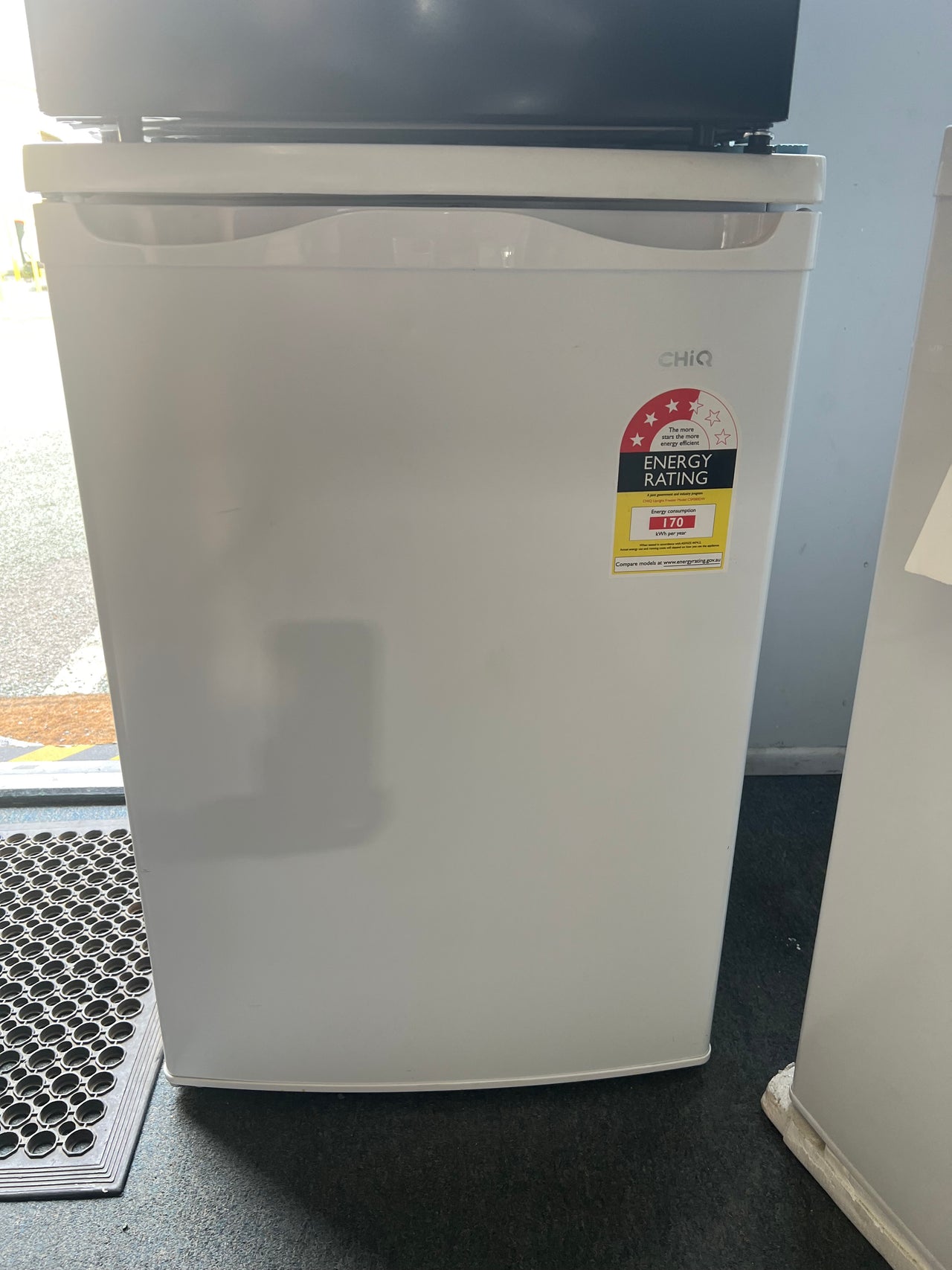 Factory second CHiQ 80L Single Door Upright Freezer CSF080DW - Second Hand Appliances Geebung